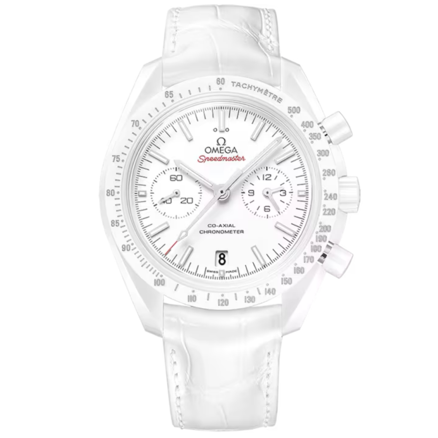 SPEEDMASTER WHITE SIDE OF THE MOON WHITE/WHITE