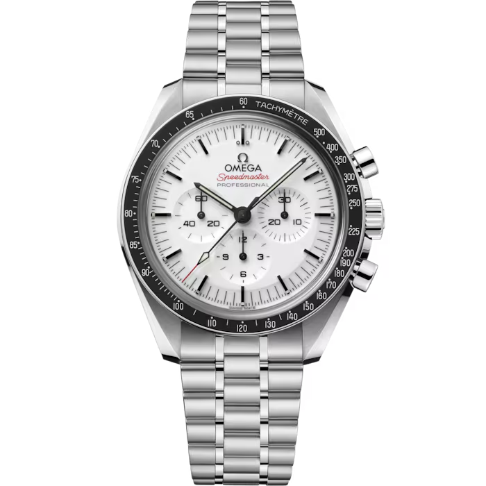 BLACK BEZEL WHITE DIAL SPEEDMASTER PROFESSIONAL